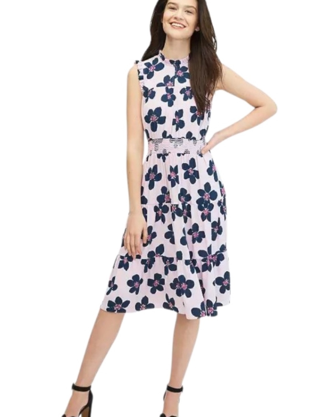 Kate Spade Mainline Grand Flora Tiered Dress